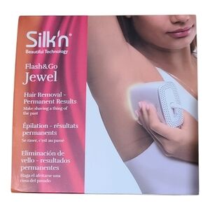 SilkLand Flash&Go Jewel Hair Removal Tool - Red and White